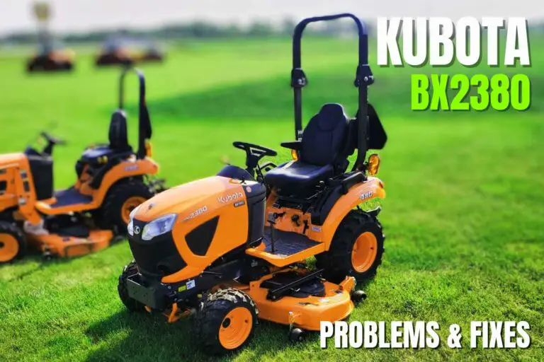 Kubota BX2380 Problems and How to Fix Them?